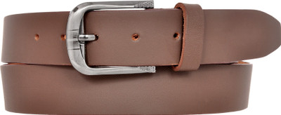 

Ajeraa Men Casual Brown Genuine Leather Belt