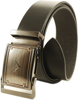 

The Rhino Men Formal, Casual Black Genuine Leather Belt