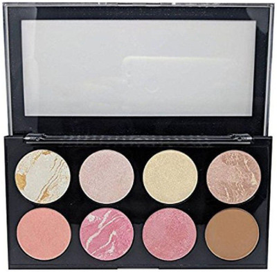 

SIVANNA Women's Colors Pro HD Blusher/Highlighter/Contour Palette, 18g(MULTI)