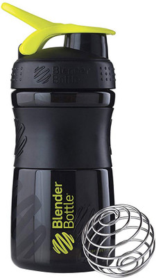 

Blender Bottle SportMixer Tritan Grip Shaker Bottle 500 ml Sipper(Pack of 1, Black)