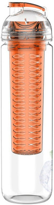 

SH&H Tritan Fruit Infuser Water Bottle 800 ml Sipper(Pack of 1, Orange)