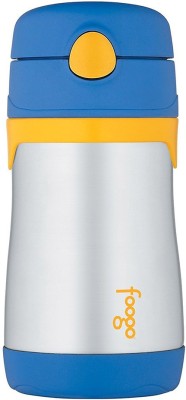 

Thermos Vacuum Insulated Stainless Steel 10-Ounce Straw Bottle, Blue/Yellow 990 ml Sipper(Pack of 1, Blue, Silver)