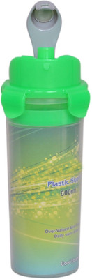 

SPORTSHOLIC 600 ml Plastic Sipper Bottle For Gym, Cycling For Men Women 600 Sipper(Pack of 1, Green)