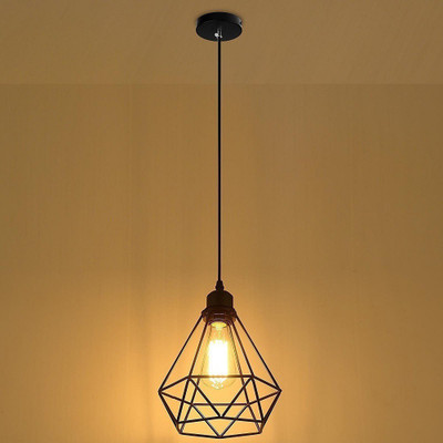 PR Prashant Pendants Ceiling Lamp(Black)