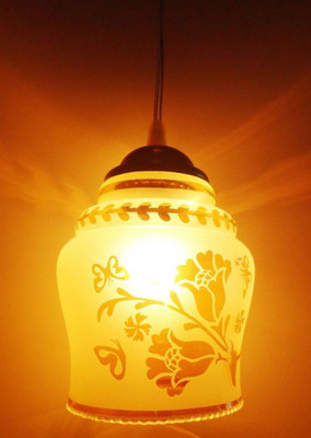 PR Prashant Decorative lighting & Lamps in Bese Collection Pendants Ceiling Lamp(Clear)