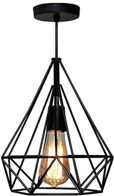 PR Prashant PR Diamond pendent ceiling lamp Pendants Ceiling Lamp(Gold)