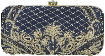 

Parizaat By Shadab Khan Party, Casual Blue Clutch