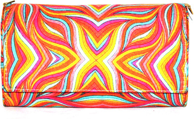 

kajal style Casual Orange Clutch