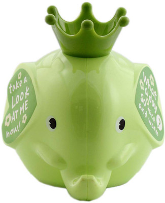 Tootpado Piggy Bank For Kids Elephant - Green - (1BOX196) - Draw As You Wish Girls Coin Bank Coin Bank(Green)