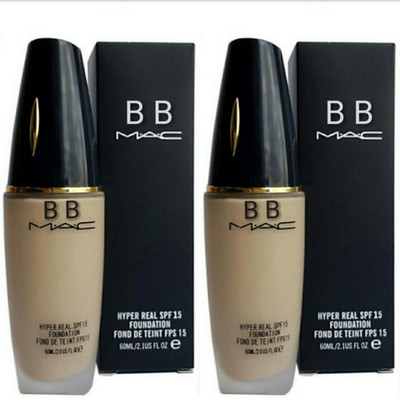 

BB MAC Hyper Real SPF 15 Foundation stay all day for women (pack of 2) (60 ml)(Set of 2)