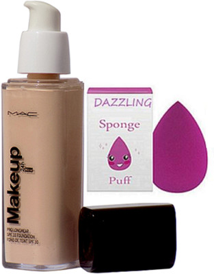 

DAZZLING Sponge Puff & Pro Longwear Foundation(Set of 2)