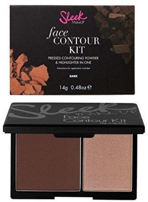 

sleek face contouring pressed powder Compact(dark)