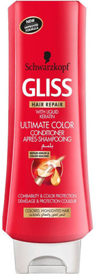 

Schwarzkopf Gliss Hair Repair Ultimate Color Conditioner, Colored, Highlighted Hair, 400ml(400 ml)