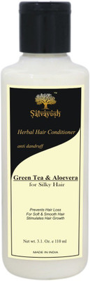 

Satvayush Herbal Hair Conditioner (GREEN TEA & ALOEVERA-110 ml ) - A Khadi Product(110 ml)