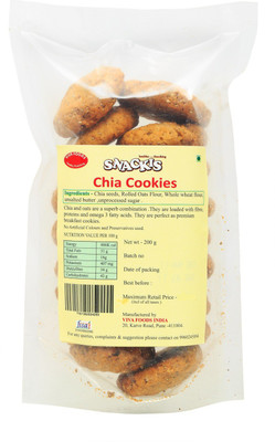 

viva foods chia cookies gluten free highly nutrition and testy(100 g)