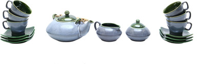 

Caffeine CKTS1030BKHBL15 Stoneware(Green, Pack of 15)