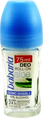 

babaria DEODORANT 75 ML DEO ROLL-ON (ALOE VERA) DERMO SENSIBLE 0% ALCOHOL Deodorant Roll-on - For Men & Women(75 ml)