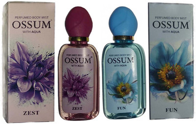 

OSSUM Perfume Fun & Zest 115ml x 2 Body Mist - For Women(230 ml, Pack of 2)