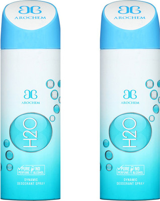 

AROCHEM H2O-2 DYNAMIC DEODORANT BODY SPRAY BODY DEO SPRAY Body Spray - For Men & Women(400 ml, Pack of 2)