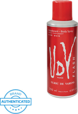

Ulric De Varens Flash Deodorant Spray - For Men(200 ml)