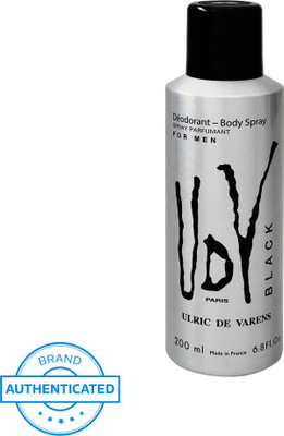 

Ulric De Varens Black Deodorant Spray - For Men(200 ml)
