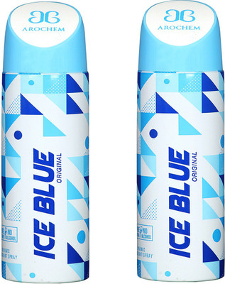

AROCHEM ICE BLUE-2 DYNAMIC DEODORANT BODY SPRAY BODY DEO SPRAY Body Spray - For Men & Women(400 ml, Pack of 2)