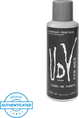 

Ulric De Varens Grey Deodorant Spray - For Men(200 ml)