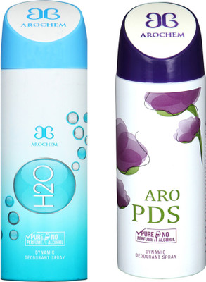 

Arochem H2O and Aro PDS Combo Pack Dynamic Deodorant Spray Deodorant Spray - For Men & Women(400 ml, Pack of 2)