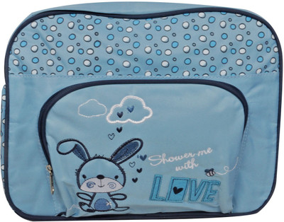 

EZ Life Baby Diaper Carry Bag - Bunny - 5 Compartment - Waterproof - Medium - Nylon - Blue Baby Diaper Carry Bag(Blue)