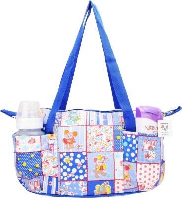 

Indi Bargain Diaper Bag, Mamas Bag, Baby Carrier Bag, Travelling Bag, Kids Care Bag Multipurpose Multipocket Bag(Blue)