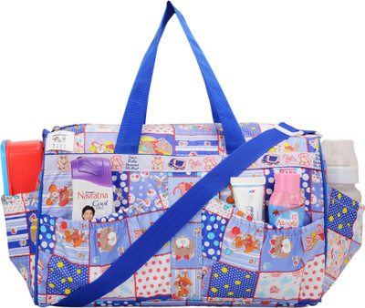 

Indi Bargain Mamas Bag, Baby Carrier Bag, Travelling Bag, Kids Care Bag, Diaper Bag Multipurpose Multipocket Bag(Blue)