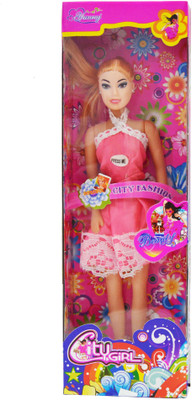 

Planet of Toys Beautiful Smart City Girl Doll For Kids, Children(Pink)