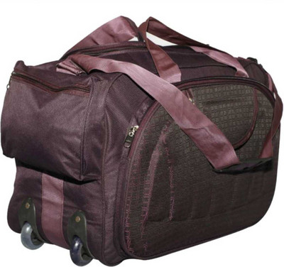 

Nice Line (Expandable) Travel Duffle for men and women Travel Duffel Bag(Purple)