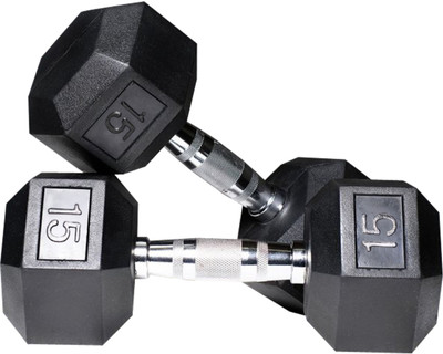 Headly DM-HEXA-15KG COMBO16 Fixed Weight Dumbbell(30 kg)