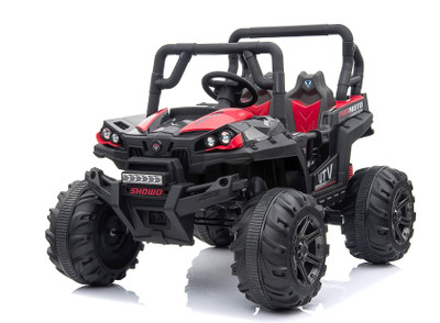

Toy House Quad Buggy UTV 12V Rechargeable with remote for kids (3 to 6 yrs) Jeep Battery Operated Ride On(Red)