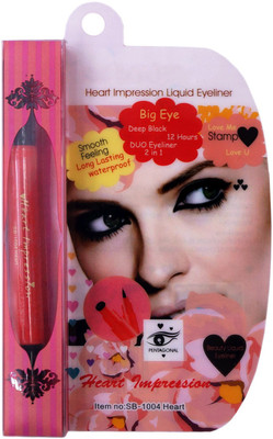 

One Personal Care Heart Impression Liquid Liner | Love Me Stamp 1.3 ml(Jet Black)