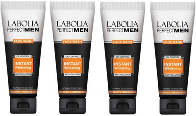 LABOLIA Perfect Men Face Wash - Pack of 4 Face Wash(260 ml)