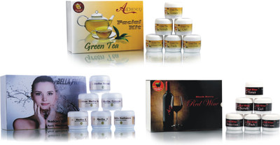 Adidev Herbals Herbal Skin Brightening Fairness Facial Kit (Combo Kit) 960 g(Set of 3)