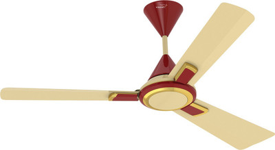 

V-Guard Tusita 48 3 Blade Ceiling Fan(Bright Gold Maroon, Pack of 1), Beige;gold;maroon