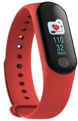 

UFIT Band 3 Smart Fitness Band (Red Strap, Size : free) Fitness Band(Red, Pack of 1)