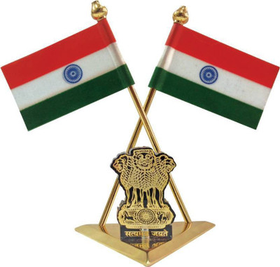 

M&Y India Rectangle Table Miniature Flag(Metal)