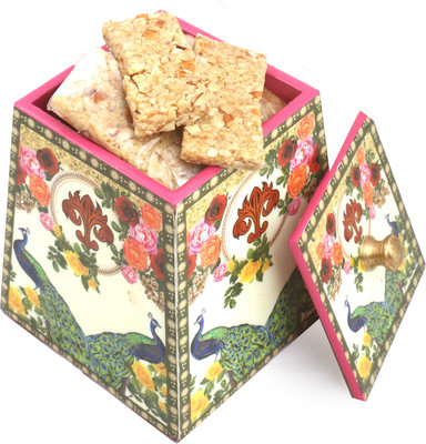 

Ghasitaram Gifts Granula Bars Multicolour Wooden Granula Bars Jar Combo(2)