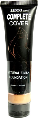 

beinina Compelet Cover Natural Finish Foundation in Tube Shade No 01# Foundation(NATURAL, 35 ml)