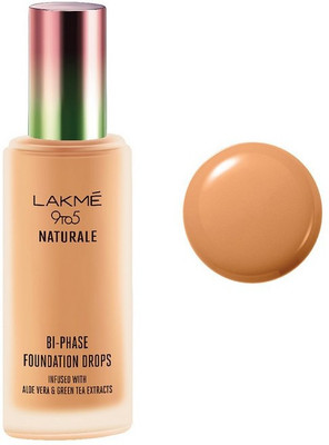 

Lakme 9 to 5 Naturale Foundation Drops Foundation(Natural Almond)
