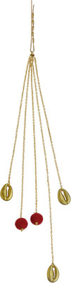 

AccessHer Pom Pom beads Stones Used Bobby pins with chains Hair Clip(Multicolor)