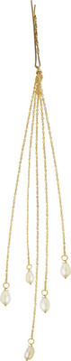 

AccessHer Pearls Stones Used Bobby pins with chains Hair Clip(Multicolor)
