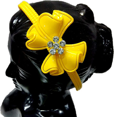 

Proplady Partywear Stylish Hair Band, Head Band, Hair Accessory Set(Yellow)