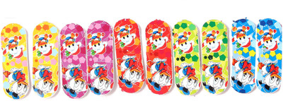 

AANJNEY TIC TAC PRINTED PINS Hair Clip, Tic Tac Clip, Hair Pin(Multicolor)