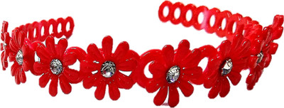 Proplady Partywear Stylish Hair Band, Head Band, Hair Accessory Set(Red)