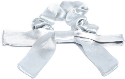 

Tarbiya Kraft Women Satin Scrunchie Bow Rubberband Rubber Band(Green)